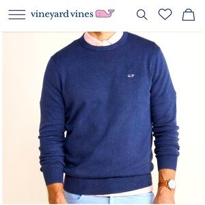Vineyard Vines Boys Blue crewneck sweater size XL brand new with tags